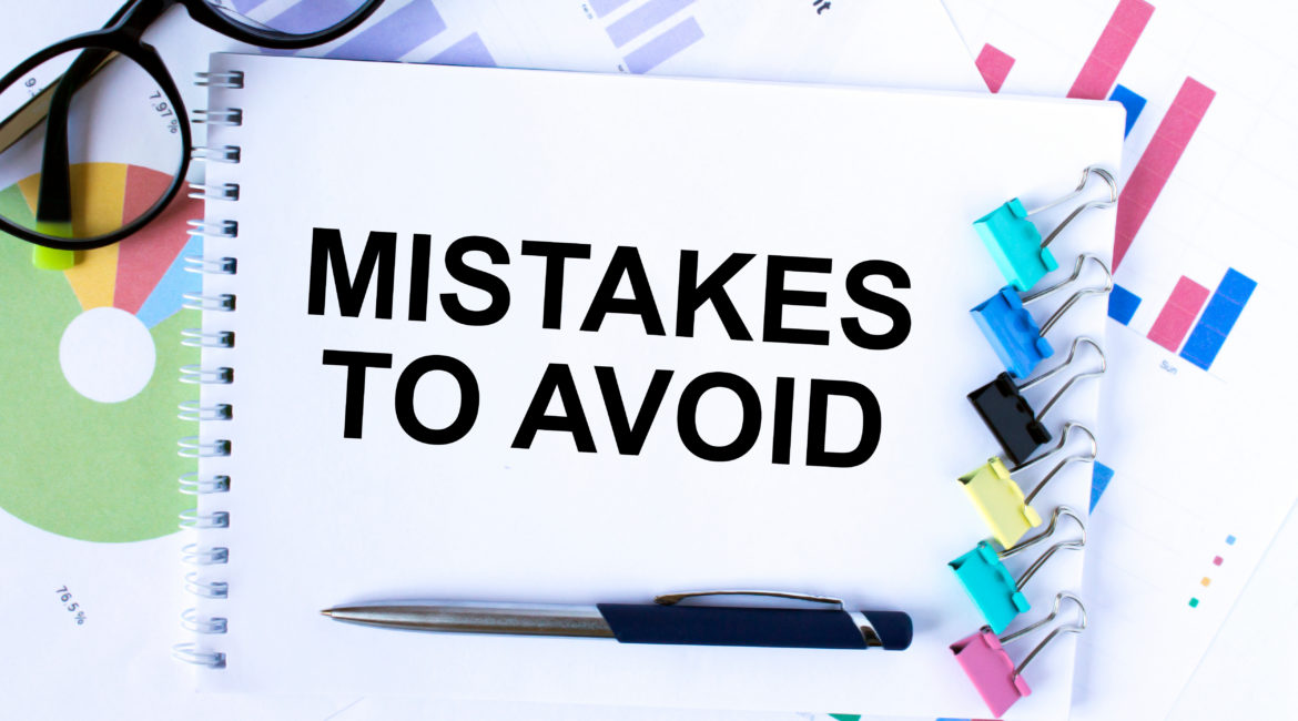 Mistakes to Avoid on a notepad